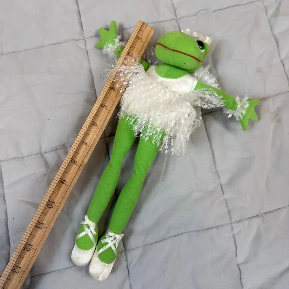 Russ Berrie Vintage Bettina Frog Ballerina Plush Toy Doll Stuffed Animal